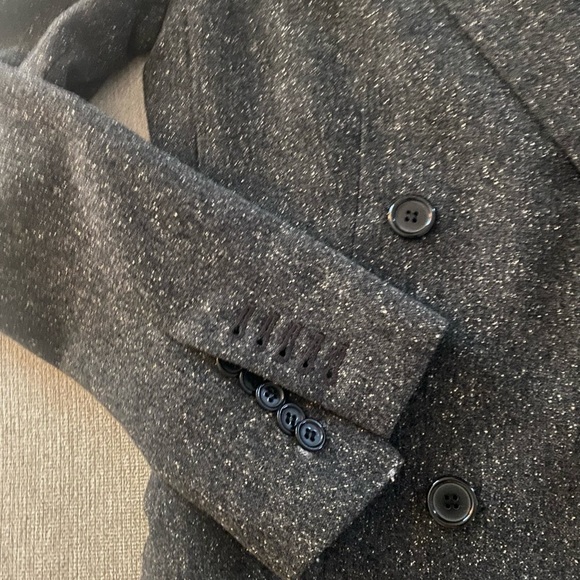 Club Monaco Double Breasted Wool Blazer - Picture 3 of 5